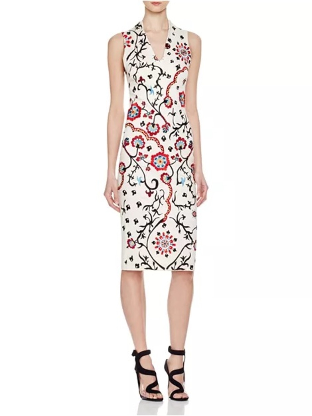 Alice + Olivia Jacki Embroidered Dress